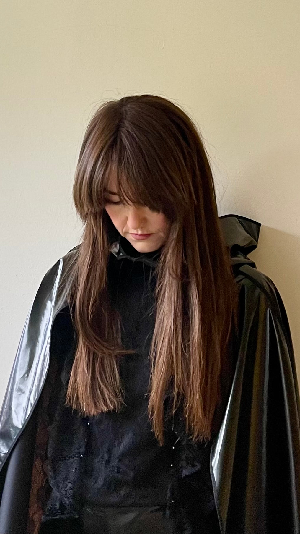 ENVELOPE Long cape:Black