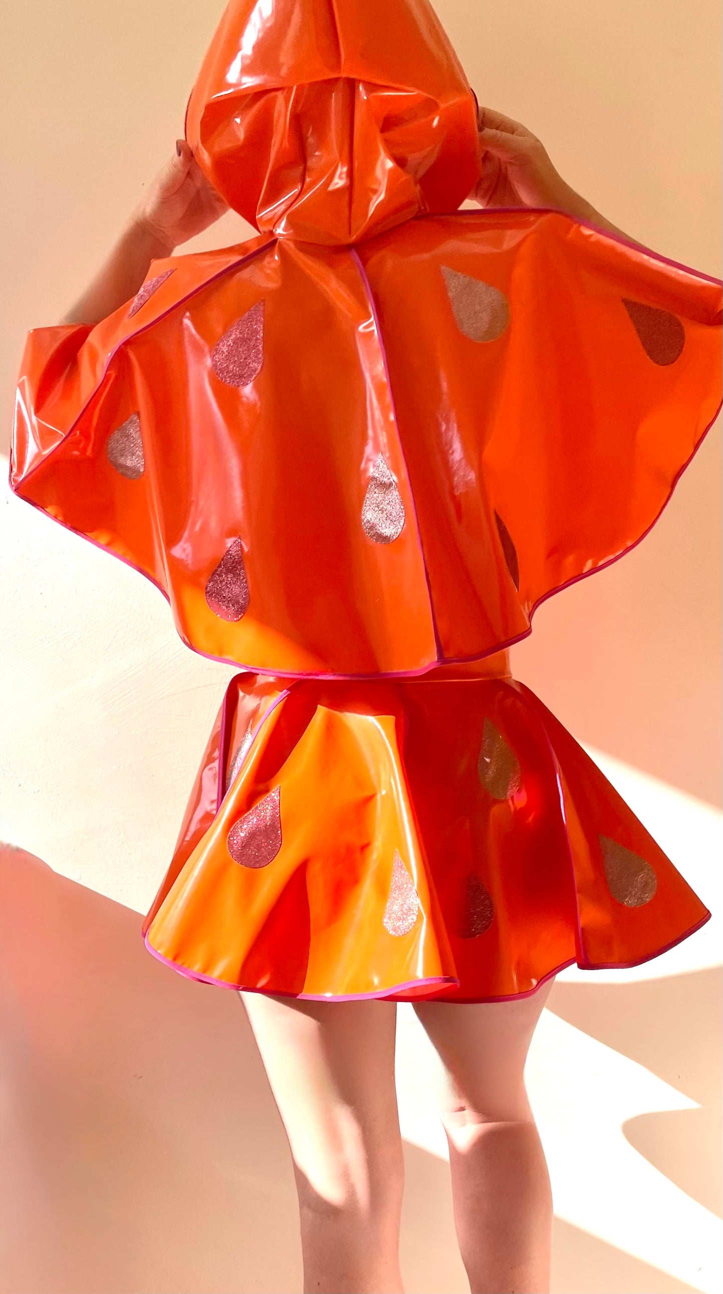 TWO PIECE: Orange & Pink