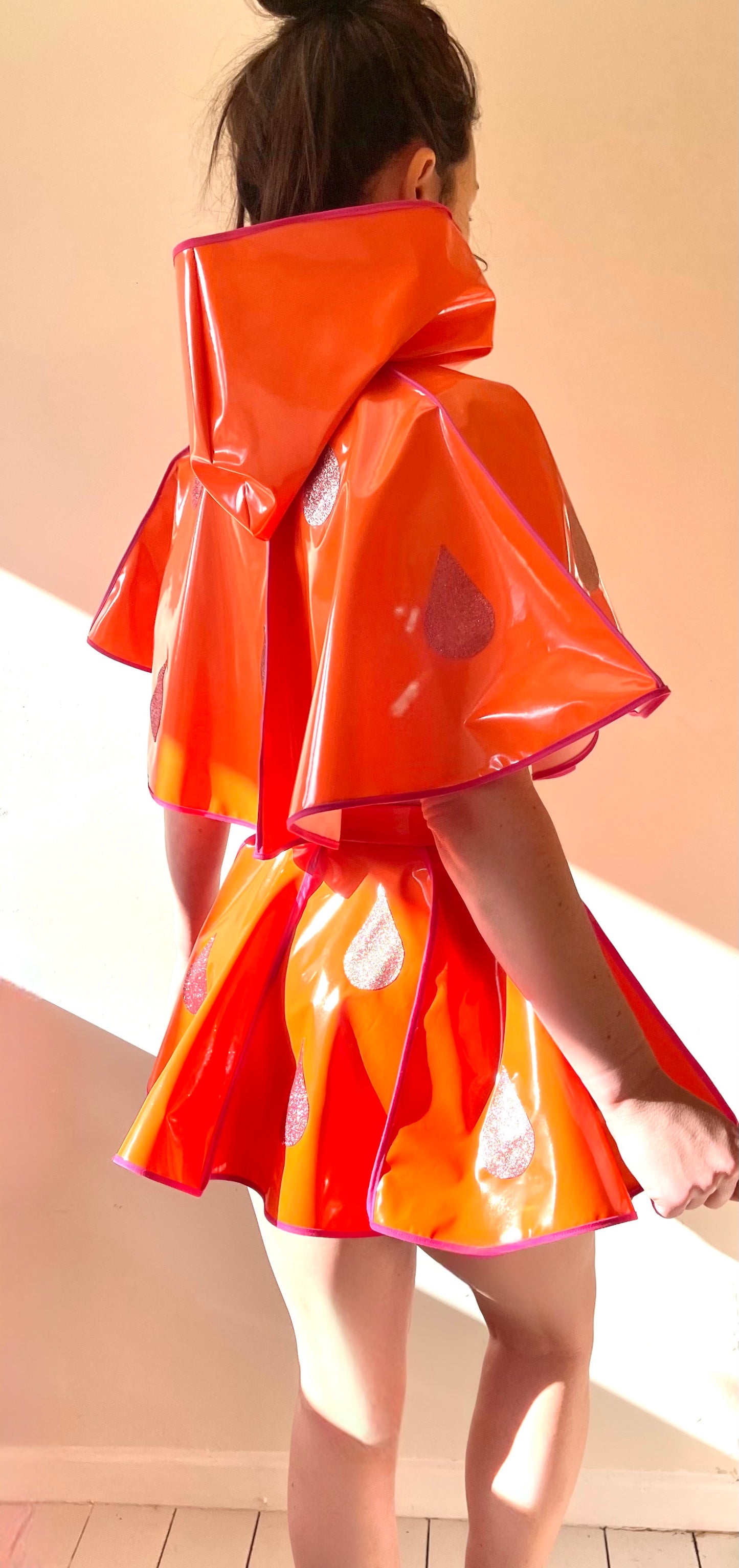 TWO PIECE: Orange & Pink