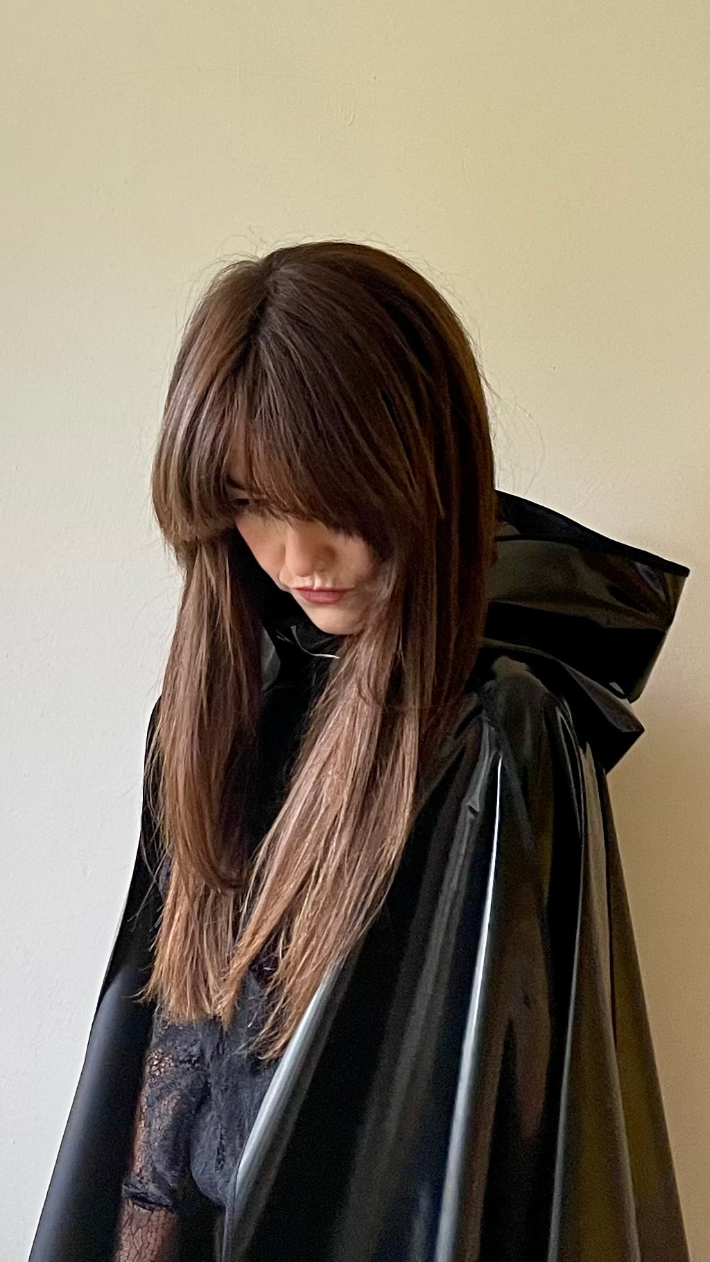 ENVELOPE Long cape:Black