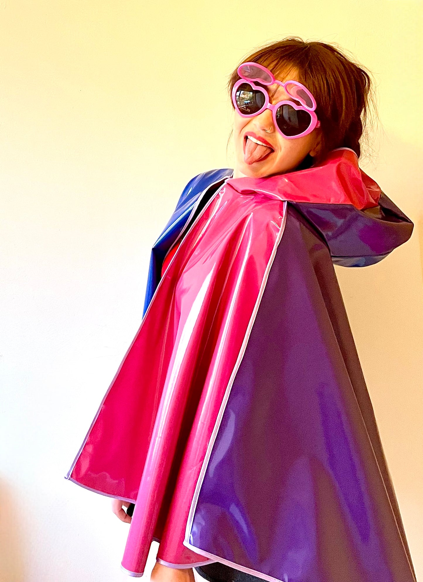Bi-eautiful Pink/purple/blue cape