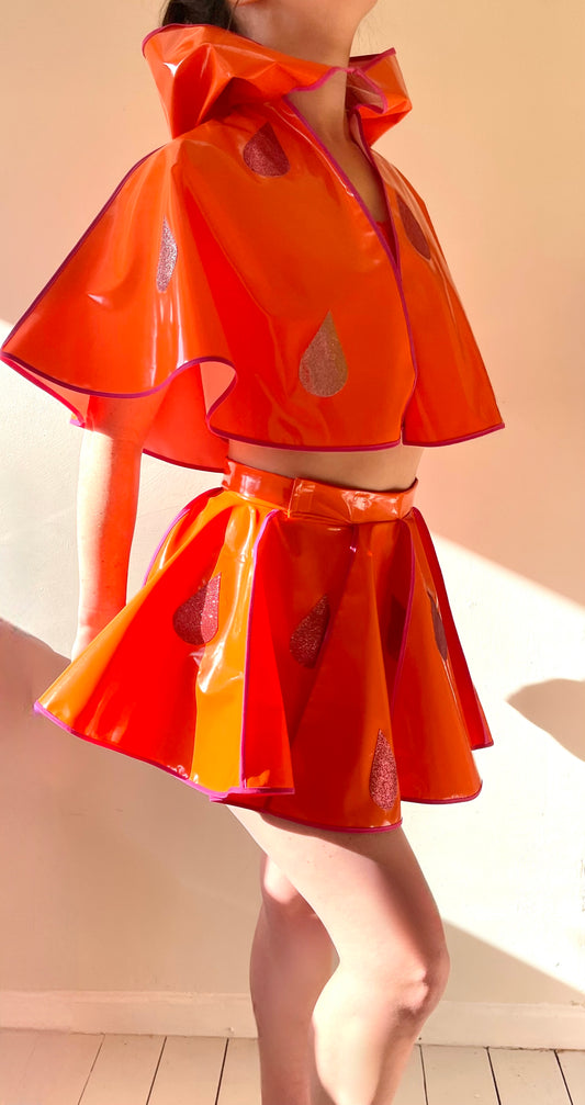 TWO PIECE: Orange & Pink