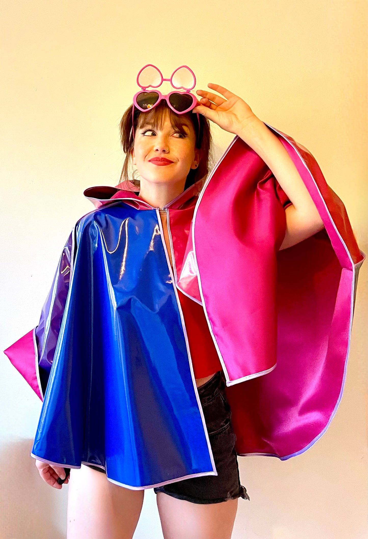 Bi-eautiful Pink/purple/blue cape
