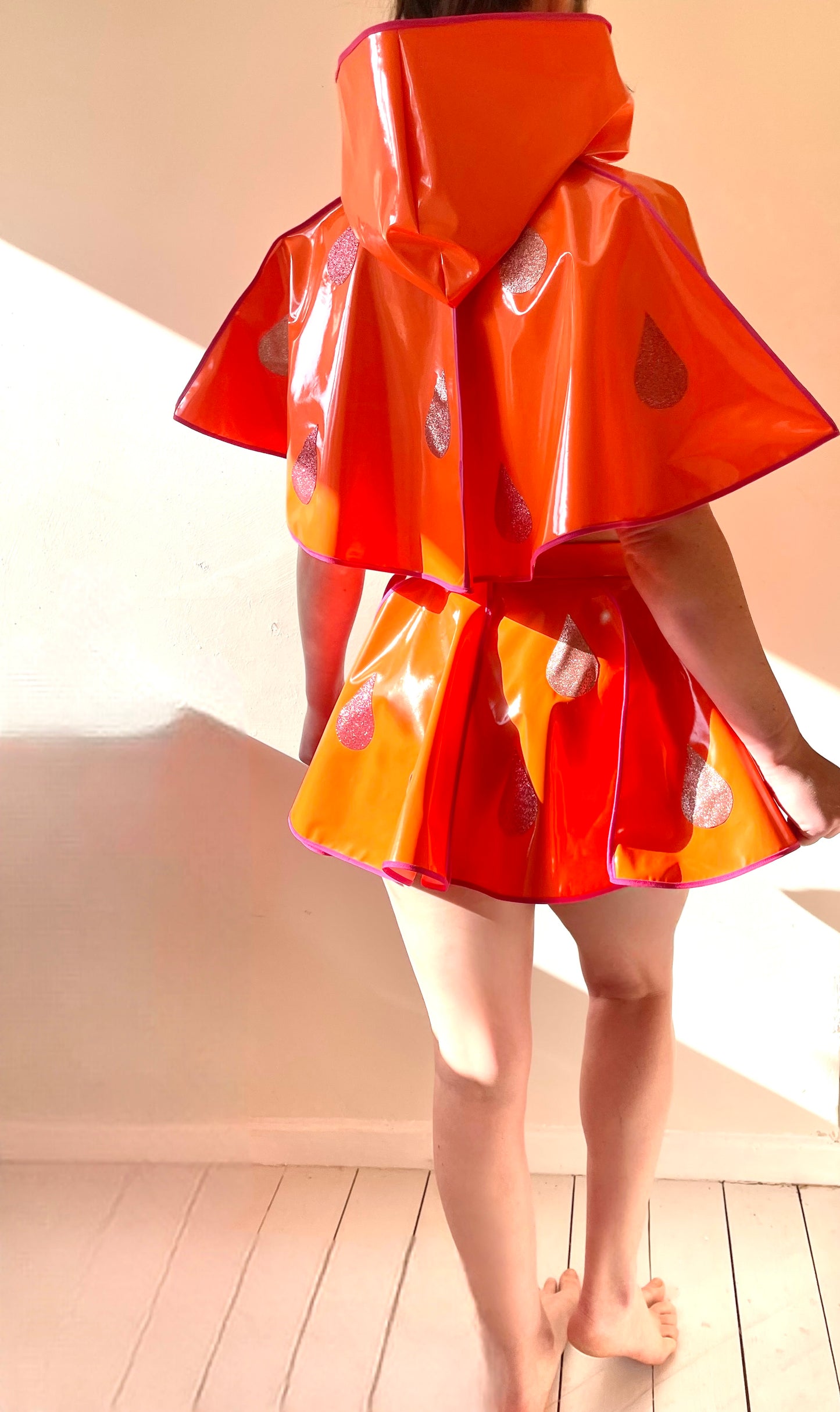 TWO PIECE: Orange & Pink