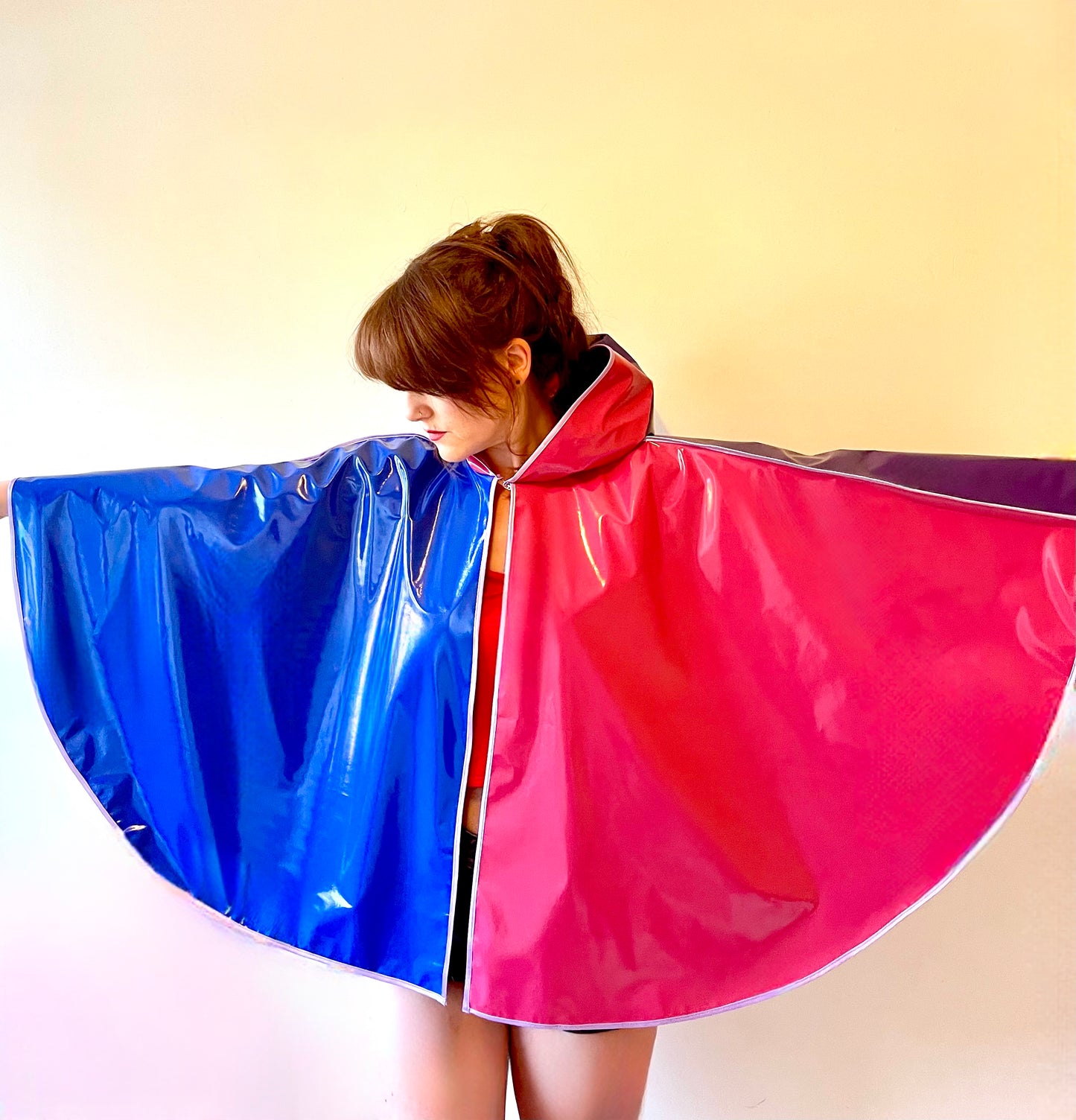 Bi-eautiful Pink/purple/blue cape