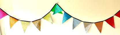 Glitter bunting