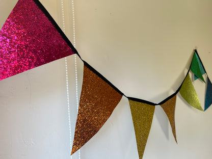 Glitter bunting