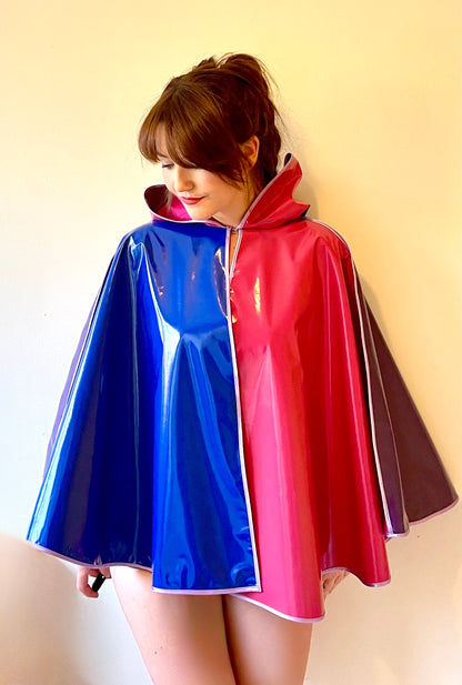 Bi-eautiful Pink/purple/blue cape