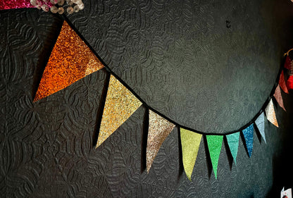 Glitter bunting