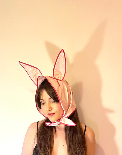 HEY BUNNY! Waterproof hoodlet: Blush pink