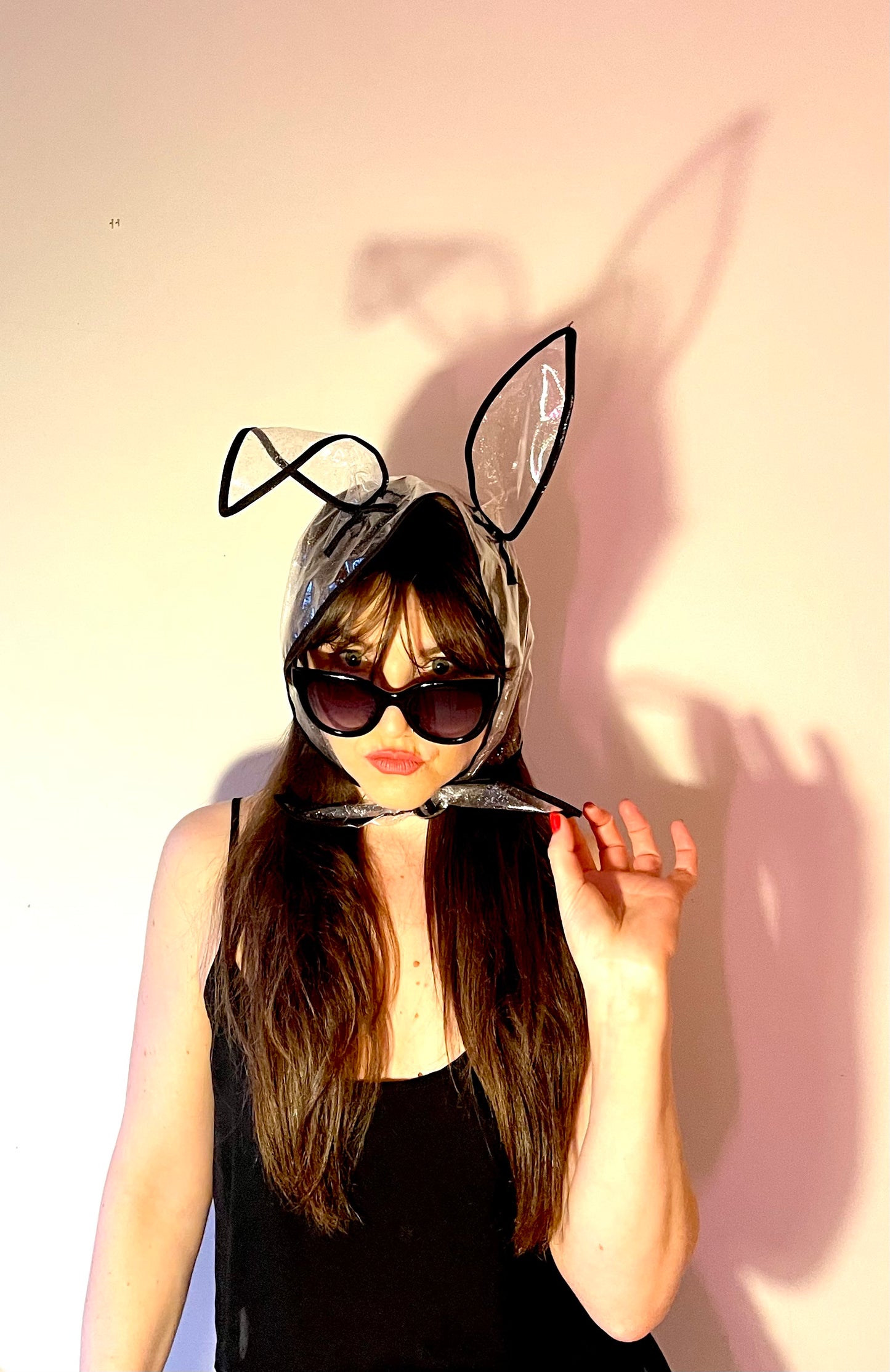 NUDIE BUNNY Hoodlet: Black