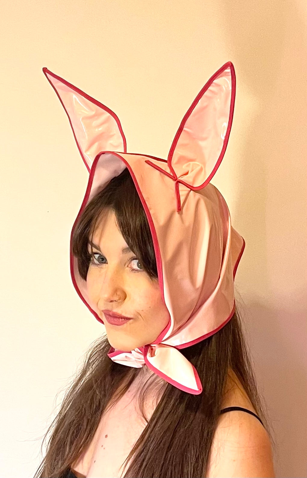 HEY BUNNY! Waterproof hoodlet: Blush pink