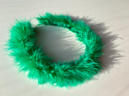 CROWN OF FLUFF! Headband: Green