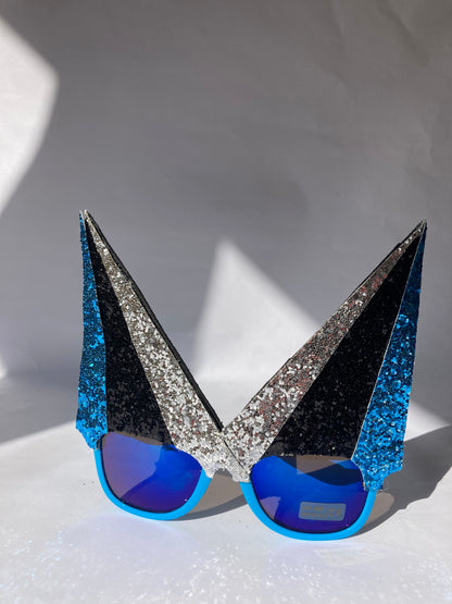 EVEREST Blue Black Silver Sunglasses