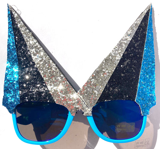 EVEREST Blue Black Silver Sunglasses